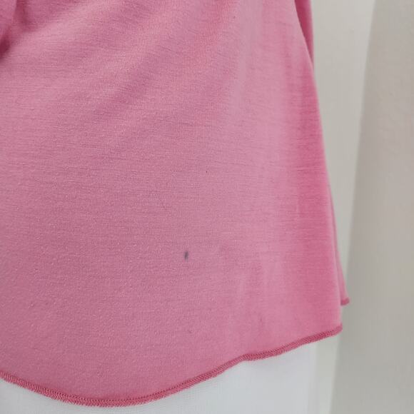 Y2K No Boundaries Pink Halter Top Beaded Rhinestone Front Detail Tank S - Picture 9 of 10